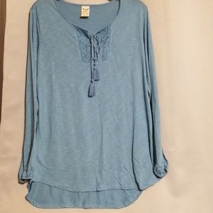 Faded Glory Blouse for women long sleeve